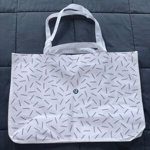 lululemon athletica White Tote Bag